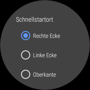 Wear Gesture Launcher Settings