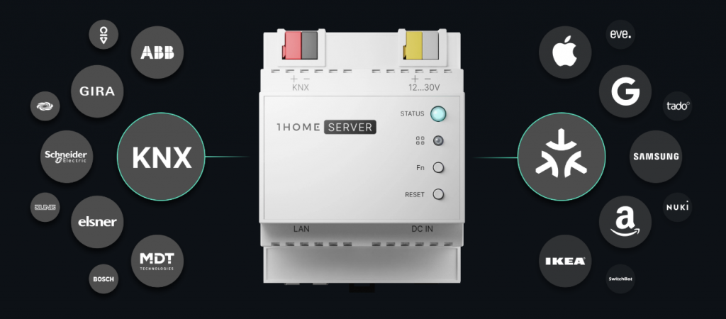 1HOME Server KNX Pro Matter Integration